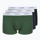 Herren Boxershorts Lacoste 5H5150 3er-Pack black/green/navy blue