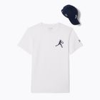 Tennis-Shirt Herren Lacoste TH1044 white/navy blue
