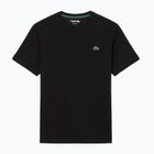 Herren-Tennisshirt Lacoste TH0003 black/lambʼs lettuce
