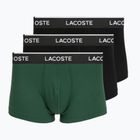 Herrenboxershorts Lacoste 5H1300 3 pack black/green