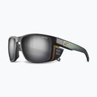 Sonnenbrille Julbo Shield Spectron matt translucent dark green/orange