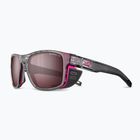 Sonnenbrille Julbo Shield M Polarized HD shint translu gray/fluo pink