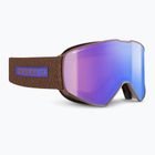 Skibrille Julbo Cyrius X Reactive Glare Control brown/flash blue