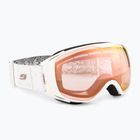 Damen Skibrille Julbo Luna Reactiv High Contrast weiß/flash pink