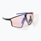 Julbo Edge Reactiv 1-3 High Contrast matt transluzent schwarz/lila Fahrradbrille