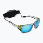 Julbo Shield M Polar 4 Hd schwarz/gelb fluo/kapsel ocean master Fahrradbrille