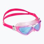 Aquasphere Vista Kinderschwimmmaske rosa/weiß/blau MS5630209LB