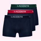 Lacoste Boxershorts 5H3401 3 Paar marineblau/grün/rot/navy
