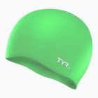 Kinderschwimmkappe TYR Wrinkle-Free Silicone Apfel grün