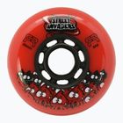 Inlinerrollen FR Skates Street Invaders Wheels 80mm/84A X4 red/black