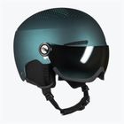Skihelm Alpina Arber Visor Q Lite petrol/green matt