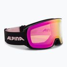 Skibrille Alpina Nakiska Q-Lite black/rose matt/pink