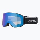 Alpina Slope Q-Lite schwarz matt/blau Skibrille