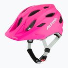 Alpina Kinderfahrradhelm Carapax schockierend rosa matt
