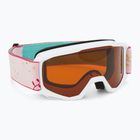 Skibrille Kinder Alpina Piney white/ flower matt/ orange