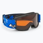 Skibrille Kinder Alpina Piney black/ blue matt/ orange