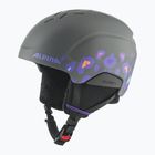 Skihelm Kinder Alpina Pizi midnight/ grey leo matt