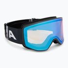 Skibrille Alpina Venet Q-Lite black/glacier matt/blue