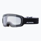 Skibrille Alpina Nakiska black matte/clear