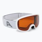 Kinder-Skibrille Alpina Piney 2.0 white matt/orange