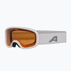 Kinder-Skibrille Alpina Piney 2.0 white matt/orange