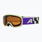 Kinder-Skibrille Alpina Piney 2.0 sunny/lime matte/orange