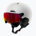 Skihelm Alpina Arber 2 Visor Q-Lite white matt