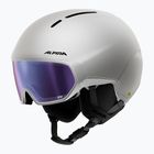 Skihelm Alpina Vizzard QV MIPS white matt