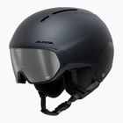 Skihelm Alpina Vizzard QV MIPS midnight grey matt