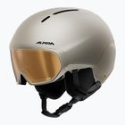Skihelm Alpina Vizzard QV MIPS sand matt