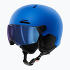 Kinder-Skihelm Alpina Zupo 2 Visor Q-Lite blue matt