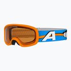 Kinder-Skibrille Alpina Piney 2.0 orange/blue matt