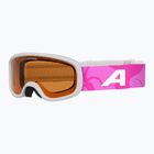 Kinder-Skibrille Alpina Piney 2.0 white/pink matt