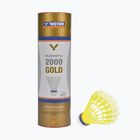 Badminton-Schläger VICTOR Nylon Shuttle 2000 medium 6 Stk. gelb