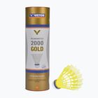 Badminton-Schläger VICTOR Nylon Shuttle 2000 schnell 6 Stk. gelb