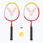 Kinder-Badmintonset VICFUN Mini Badminton rot/gelb