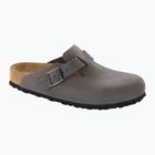 Schlappen BIRKENSTOCK Boston Soft Footbed Oiled Leather Narrow iron