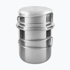 Campinggeschirr Set Tatonka Handle Mug 600 ml steel
