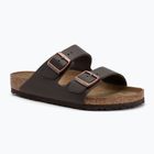 BIRKENSTOCK Arizona NL Regular dunkelbraune Flip-Flops