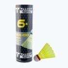 Talbot-Torro Tech 450 Badminton-Federbälle  Premium Nylon 6 Stück gelb 469083