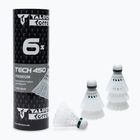 Talbot-Torro Tech 450 Badminton-Federbälle  Premium Nylon 6 Stück weiß 469282