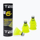 Talbot-Torro Tech 450 Badminton-Federbälle  Premium Nylon 6 Stück gelb 469283