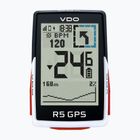 VDO R5 GPS Top Mount-Set Fahrradzähler schwarz und weiß 64051