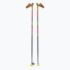 Langlaufstöcke LEKI PRC 750 bright red/ neon yellow/ black