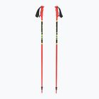 Skistöcke Kinder LEKI Racing bright red/ black/ neon yellow