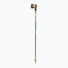 Skistöcke LEKI Spitfire 3D denim blue/ aegean blue/ mustard yellow