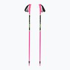 Skistöcke Kinder LEKI Racing neon pink/ black/ neon yellow