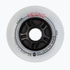 Powerslide Neons 90 mm/85A Rollerblade Rollen 4 Stück rot.