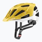 Fahrradhelm UVEX Quatro CC sunbee/weiß matt