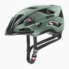 Fahrradhelm UVEX Active CC moosgrün/schwarz matt